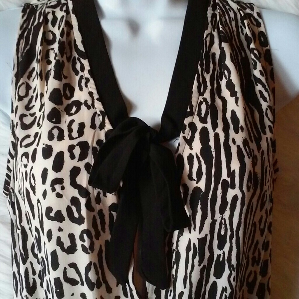 LEOPARD MIDI DRESS Size Small - Picture 3 of 8